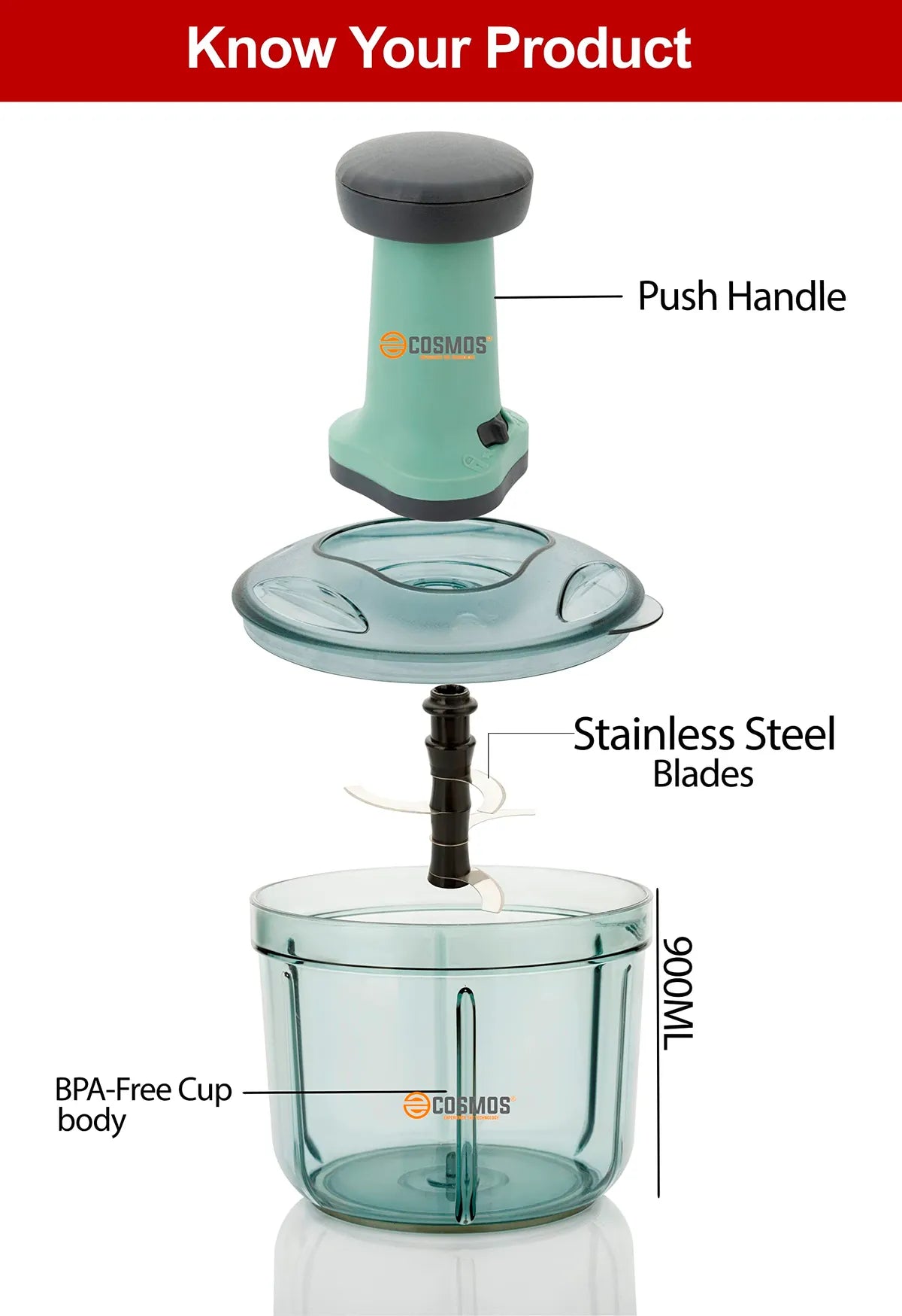 Manual Fruit and Vegetable Chopper